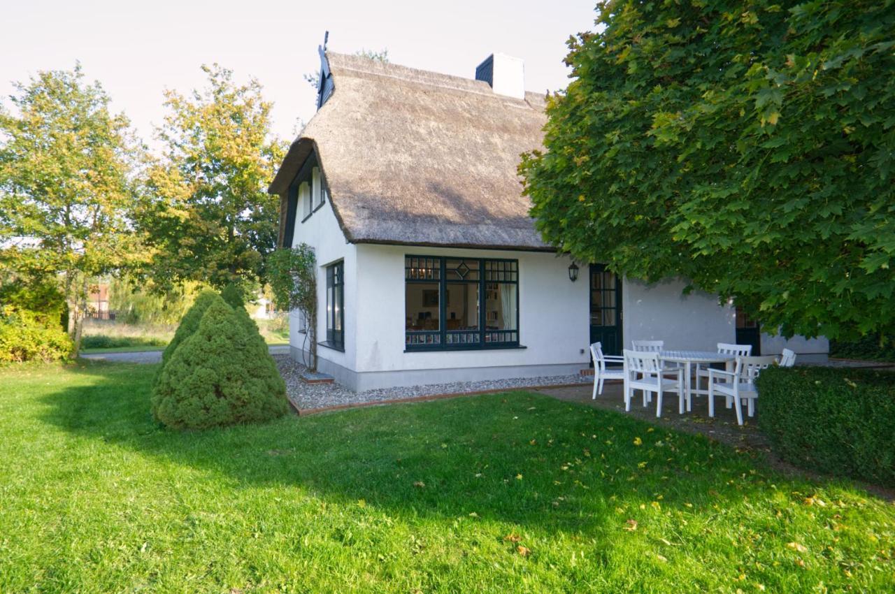 Reetdachhaus Mit Grossem Garten Und Kamin Marlow Kültér fotó