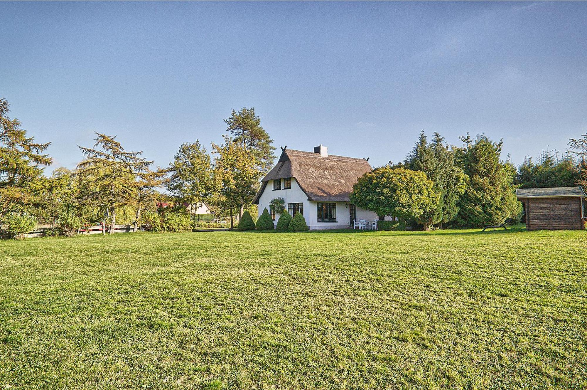 Reetdachhaus Mit Grossem Garten Und Kamin Marlow Kültér fotó