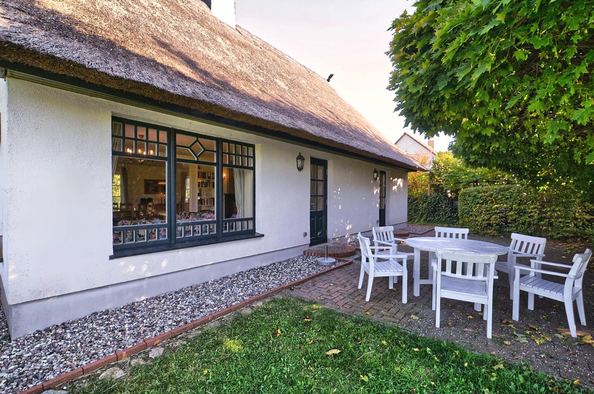 Reetdachhaus Mit Grossem Garten Und Kamin Marlow Kültér fotó